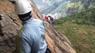 Escalada na Pedra da Gávea  Travessia dos Olhos [upl. by Riabuz923]