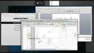 Logarithmic Transformation and Simple Linear Regression in Excel  Drew Kerkoff [upl. by Toomay]