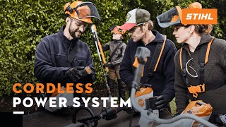 STIHL PRO cordless power system  High performance for pros  Thats why [upl. by Korwin]