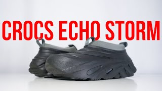 CROCS ECHO STORM  Unboxing review amp on feet [upl. by Ahsienak523]