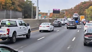 Oct 30th Adventure Epic I95 Drive from Fort Washington to Stafford – Scenic Big Rig Journey HDR🍁 [upl. by Matt991]