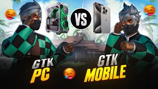 GTK111 Mobile📱 Vs GTK111 Pc💻  Clash Of Jods 😈🌎 Garena Free Fire [upl. by Cony]