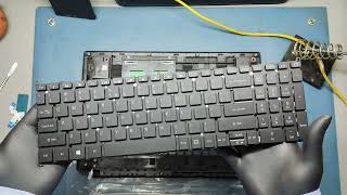 Acer Aspire A71575G Keyboard Replacement  StepbyStep Guide  DIY Repair [upl. by Leirbag]