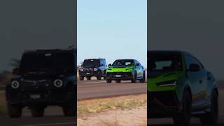 AMG G63 Brabus Vs Lamborghini Urus dragrace shorts ytshorts amg urus lamborghini creditcarwow [upl. by Htnicayh]