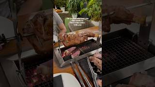 OPEN FIRE GRILL 🍖 Genghis Khan Tenerife tenerife grill meat [upl. by Ahtan103]