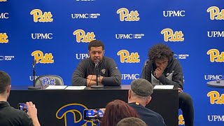 Capel and Hinson on the loss to Missouri  Pitt basketball on PantherLaircom 11282023 [upl. by Sucramad]