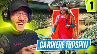 CARRIÈRE de TENNISMAN pour SOUENITO   TopSpin S1E1 [upl. by Imotih]