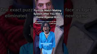 Fortnite Skill Based Match Making is Fun shorts fortnite skillbasedmatchmaking fun bots [upl. by Adiarf]