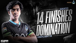 14 FINISHES DOMINATION WWCD  SCRIMS HIGHLIGHT [upl. by Estrin]