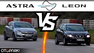 Opel Astra GTC 16 16v vs Seat Leon 19 tdi Pist Kapışması  Kim geçer  otomobildunyam34 [upl. by Rosdniw814]