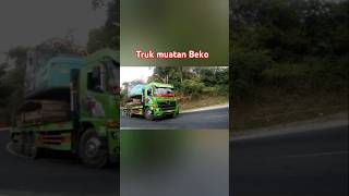 Truk Hino muat Beko excavator [upl. by Yekcor]