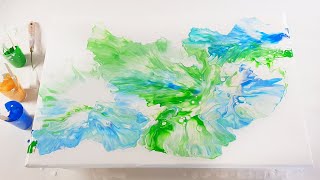 Malen lernen mit der Pouring Technik  Acryl Malen Tutorial [upl. by Baoj]