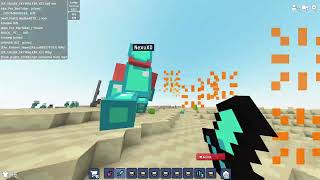 BLOXD IO craziest pvp skills [upl. by Arrahs]