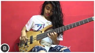 AMAZING YOUNG BASSIST MOHINI DEY [upl. by Nnyroc456]