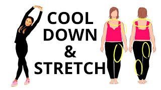 COOL DOWN EXERCISES AFTER WORKOUT AT HOME  COOL DOWN STRETCH EXERCISE ROUTINE  LUCY WYNDHAMREAD [upl. by O'Meara969]