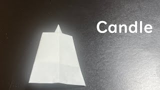 【折り紙・origami】キャンドル Candle [upl. by Cheshire]