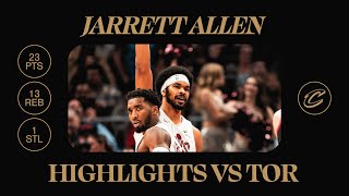 Cavs vs Raptors  Jarrett Allen Highlights  11242024 [upl. by Caritta]