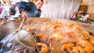 Extreme Chinese Street Food  JACUZZI CHICKEN and Market Tour in Kunming  Yunnan China Day 4 [upl. by Orgalim]