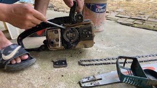 How to Fix a Chainsaw That Wont Start [upl. by Atsirc63]