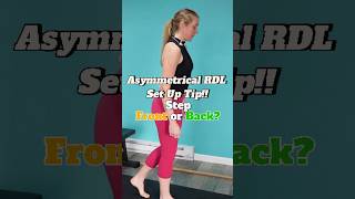 Key Tip for Asymmetrical RDLs Step Your Foot Back [upl. by Attenra400]