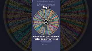 If it lands on your favorite roblox game youre out Day 6 mineverse roblox shorts [upl. by Anastase307]