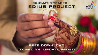 New Cinematic Teaser Edius Project Update Free Download AnssStudio 9540642600 8587054800 [upl. by Eachelle]