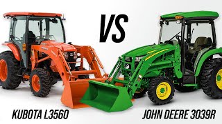 5000 PRICE DIFFERENCE KUBOTA L3560 VS JOHN DEERE 3039R [upl. by Aisereht194]