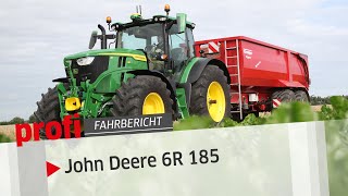 John Deere 6R 185  Überarbeitete 6R Serie  profi Fahrbericht [upl. by Etz591]