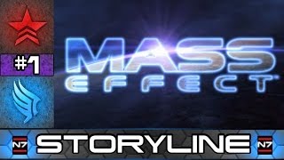 Mass Effect Story Intro Text amp Cutscene Nihlus Shepard amp the Spectres  Paragon Walkthrough 1 [upl. by Ayamahs]