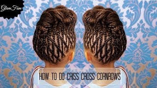 How to do criss cross braids  Braided Hairstyles [upl. by Llerrah]