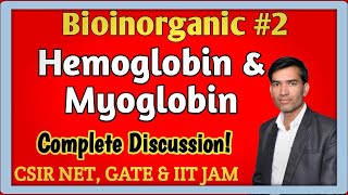 Hemoglobin  Myoglobin  Structure of Hemoglobin and Myoglobin  Biochemistry For CSIR NET and GATE [upl. by Atteve]