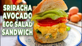 SRIRACHA AVOCADO Egg Salad Sandwich  The Daily Meal [upl. by Arihsaj261]