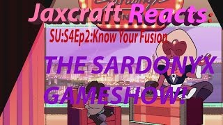 JAXCRAFT REACTS SU S4Ep2THE SARDONYX GAMESHOWKnow Your Fusion [upl. by Adamski]