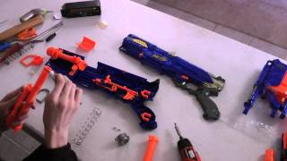 Orange Mod Works Longstrike Unleashed Stage 1 kit  Nerf Socom Modfications [upl. by Tedder]