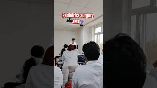 Pediatrics surgery class 😯⚕️  Tashkent medical academy Uzbekistan mbbsabroad uzbekistan neet [upl. by Ihc226]