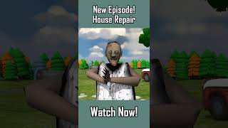 Scary Granny vs Baldi vs IceScream House Repair Challenge shorts [upl. by Eirroc252]