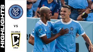 HIGHLIGHTS NYCFC vs Columbus Crew  July 30 2021 [upl. by Guerin]