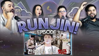 BTS quotRUN JIN Episode 3quot  Reaction  No one is safe from his competitiveness 😂  Couples React [upl. by Ilysa146]