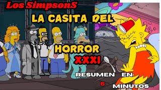 Los Simpsons La casita del horror 31 pelis resumen viral [upl. by Bocock]