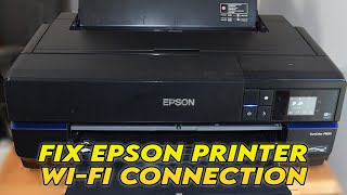 Fix Epson Printer Not Connecting to the WiFi [upl. by Quartas]