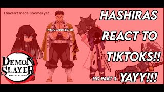 Hashiras react to Tiktoks Part 2  KNY Reaction Video  GL2RV  Read description [upl. by Anirbac]