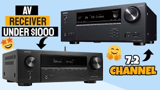 Best AV Receiver Under 1000 Dollar In November 2022  Budget 72 Channel AV Receivers Top 5 [upl. by Arretahs435]