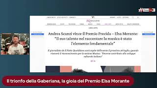 Il trionfo della Gaberiana la gioia del Premio Elsa Morante [upl. by Voletta844]