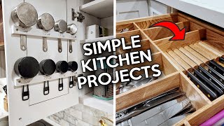 5 Ingenious DIY Kitchen Organization Ideas to Simplify Your Space [upl. by Garratt]