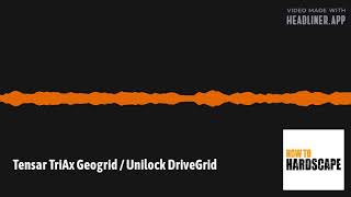 Tensar TriAx Geogrid  Unilock DriveGrid [upl. by Yenal]