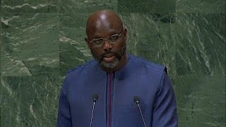 🇱🇷 Liberia  President Addresses General Debate 73rd Session [upl. by Annoled]