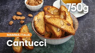 La recette de cantucci biscuits secs aux amandes de Mamma Italia 10  750g [upl. by Arebma]