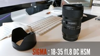 แนะนำ  SIGMA 1835 f18 DC HSM [upl. by Lalad]