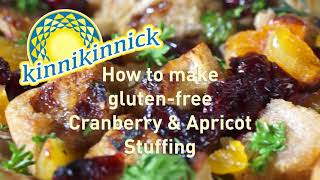 GlutenFree Cranberry Apricot Stuffing Recipe [upl. by Ikkin]