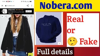 Nobera com hoodie review nobera hoodie review [upl. by Yrakaz]